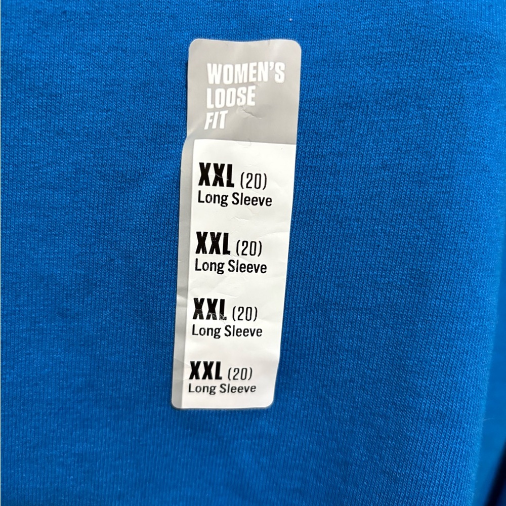 ⭐️NWT⭐️Carhartt Women's Blue Long Sleeve Tee - Picture 3 of 7